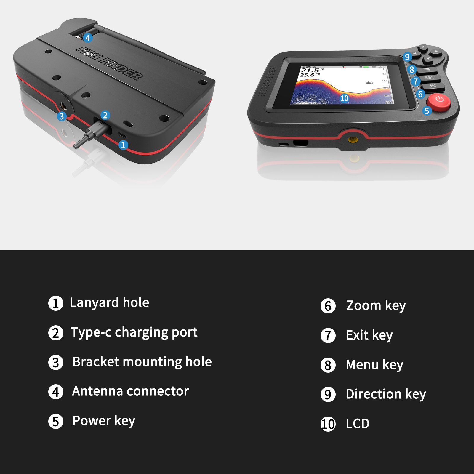 Smart Fish Finder - Portable F - Fish Finder Gps 评论和价格