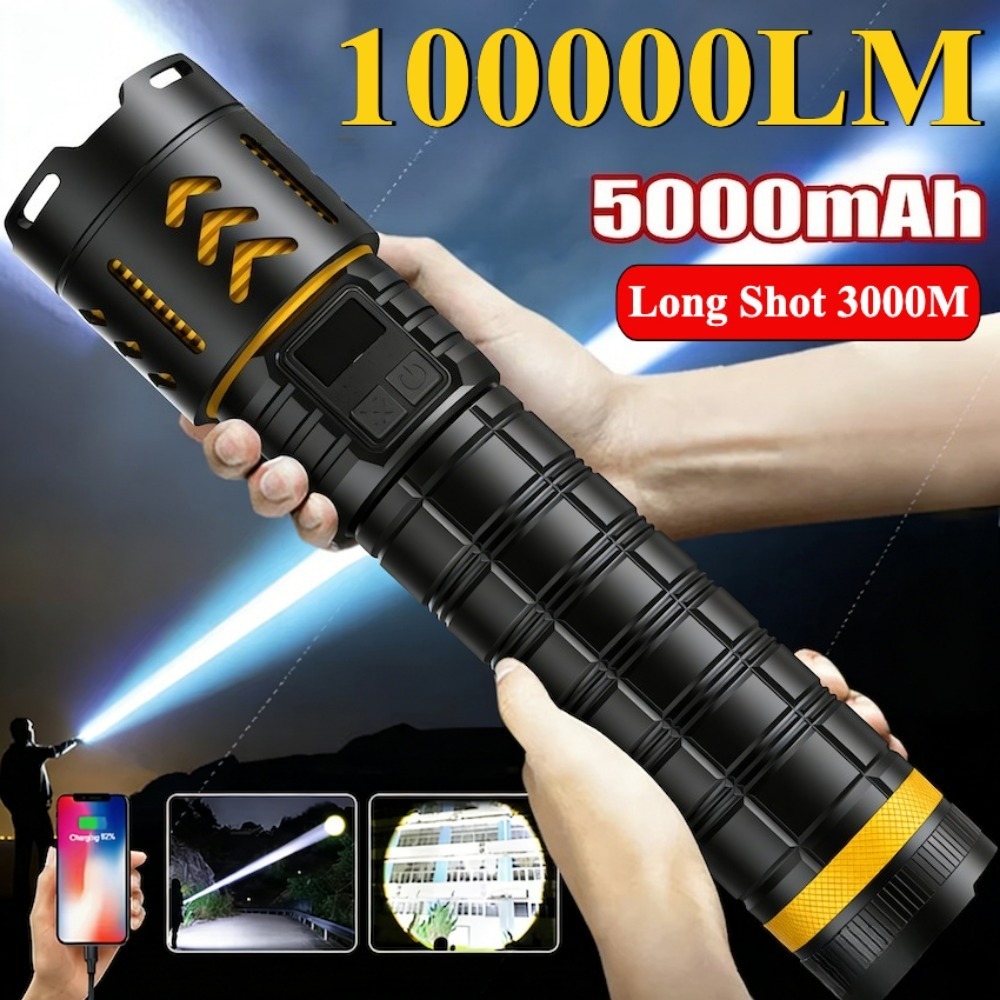 High Power LED Flashlight Zoom - Fishing Light 评论和价格