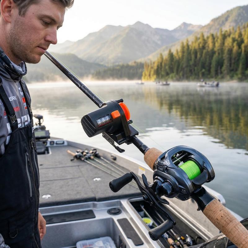 Fishing Line Depth Counter Acc - Fish Finder Transducer 评论和价格