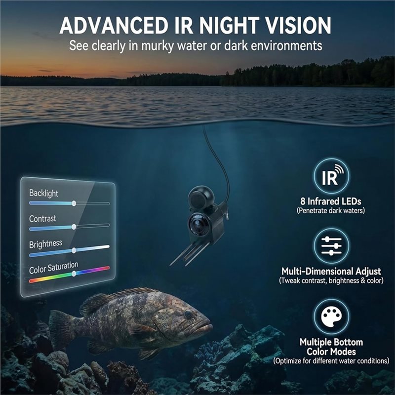 AA90-US Plug Underwater Fishin - Fish Finder Portable 评论和价格