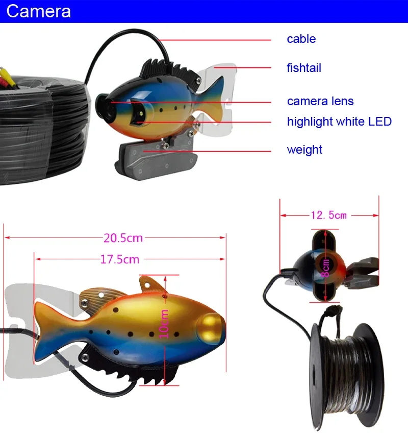 SY801 Full Waterproof Underwat - Fish Finder Portable 评论和价格