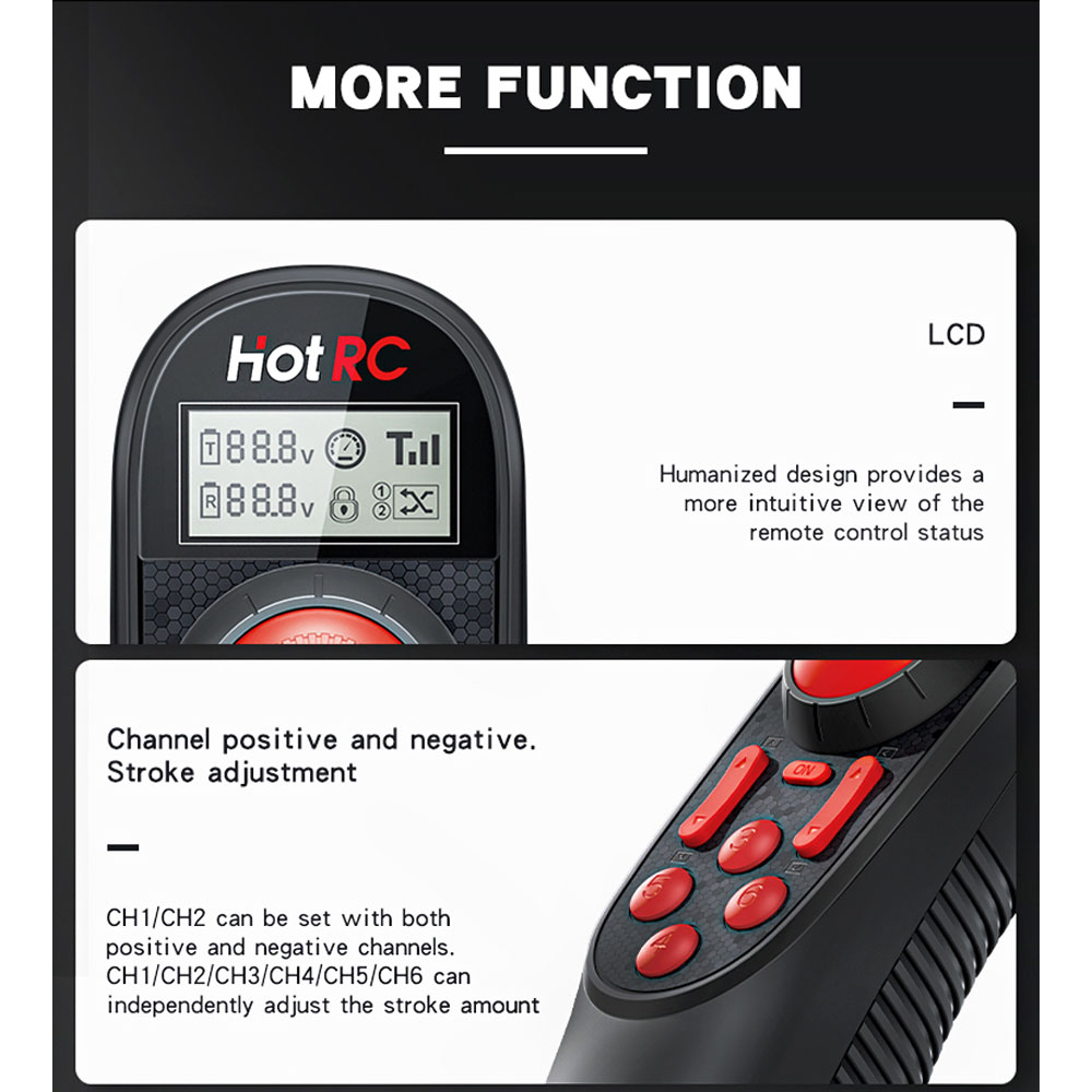 HOTRC DS600 Wireless Remote Co - Fish Finder Battery 评论和价格