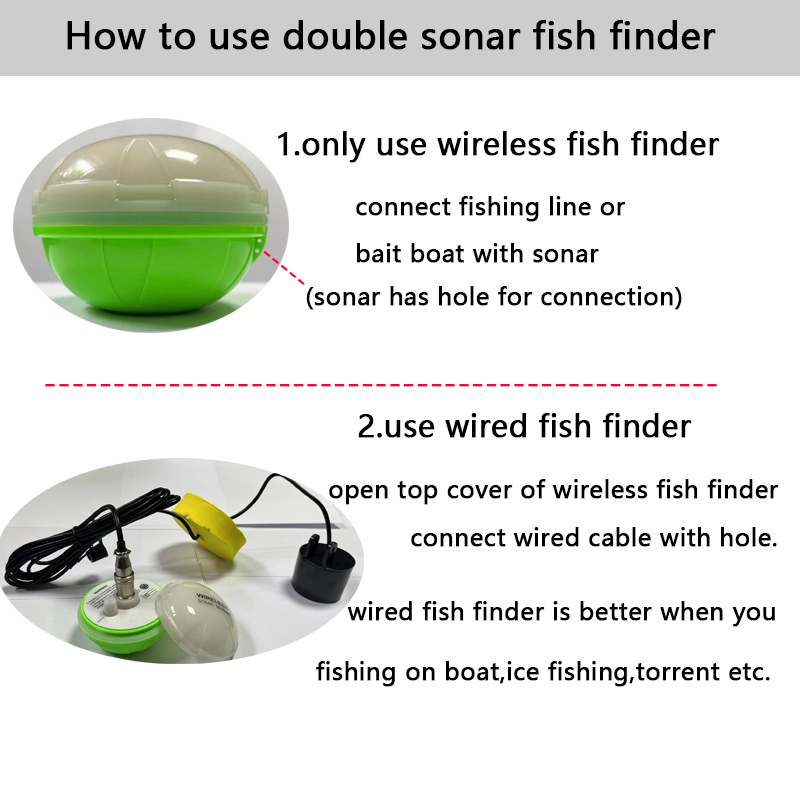 Portable Bluetooth Wireless So - Fishing Depth Finder 评论和价格
