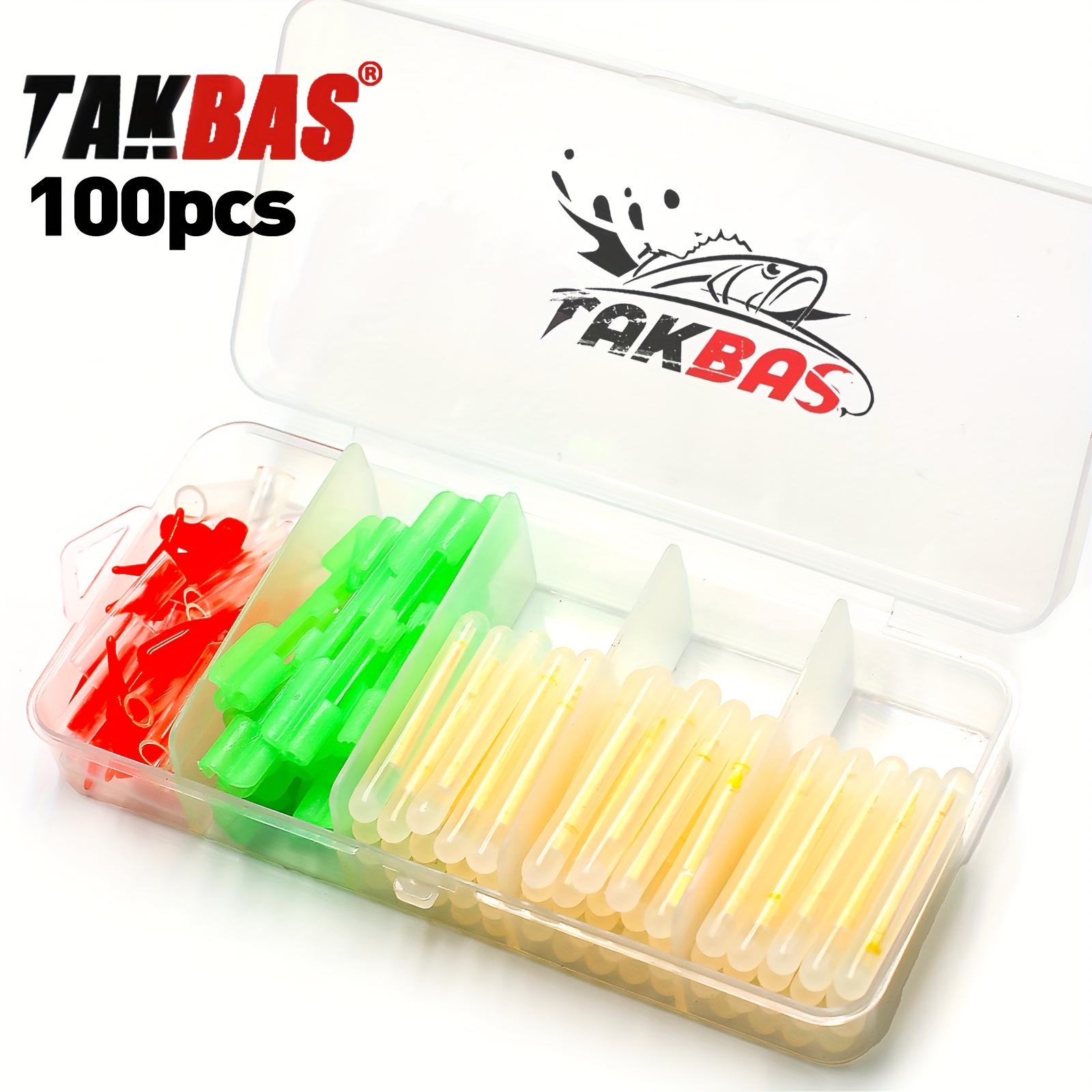 100PCS Fishing Glow Sticks Set - Bite Alarm 评论和价格